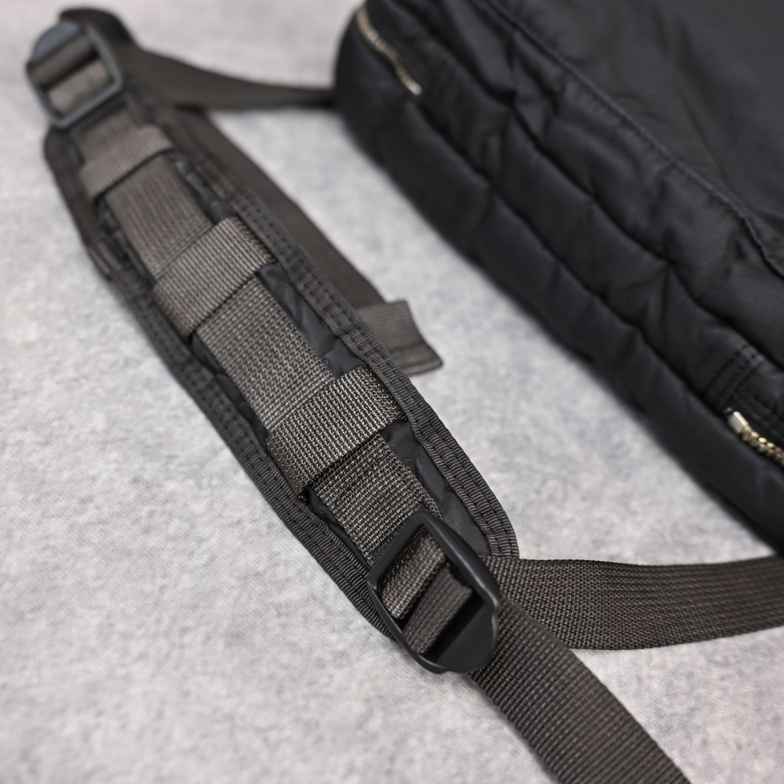 SUPER NYLON SIMPLE SHOULDER BAG (BLACK) / スーパーナイロン ショルダーバッグ （ブラック） PC-015-3075-10