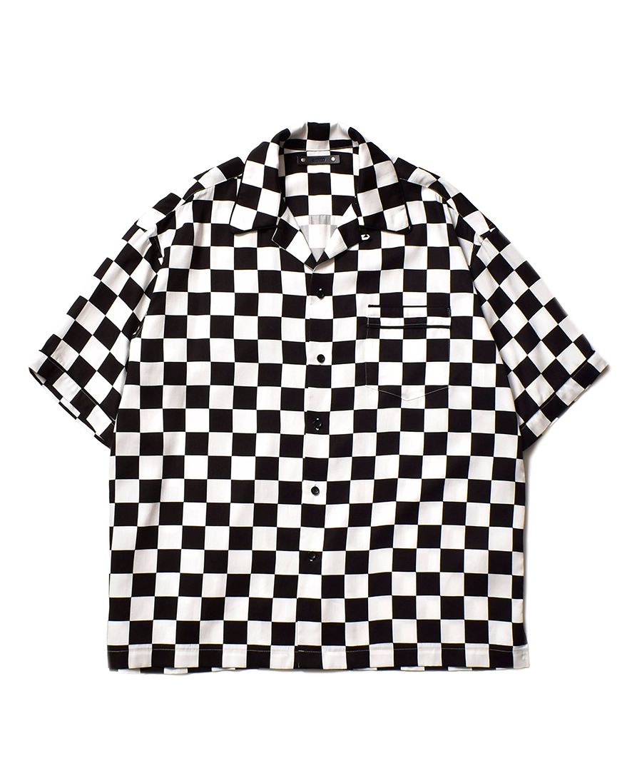 MINEDENIM - CU.Denim S/S Checker flag Open Collar SH (WPT