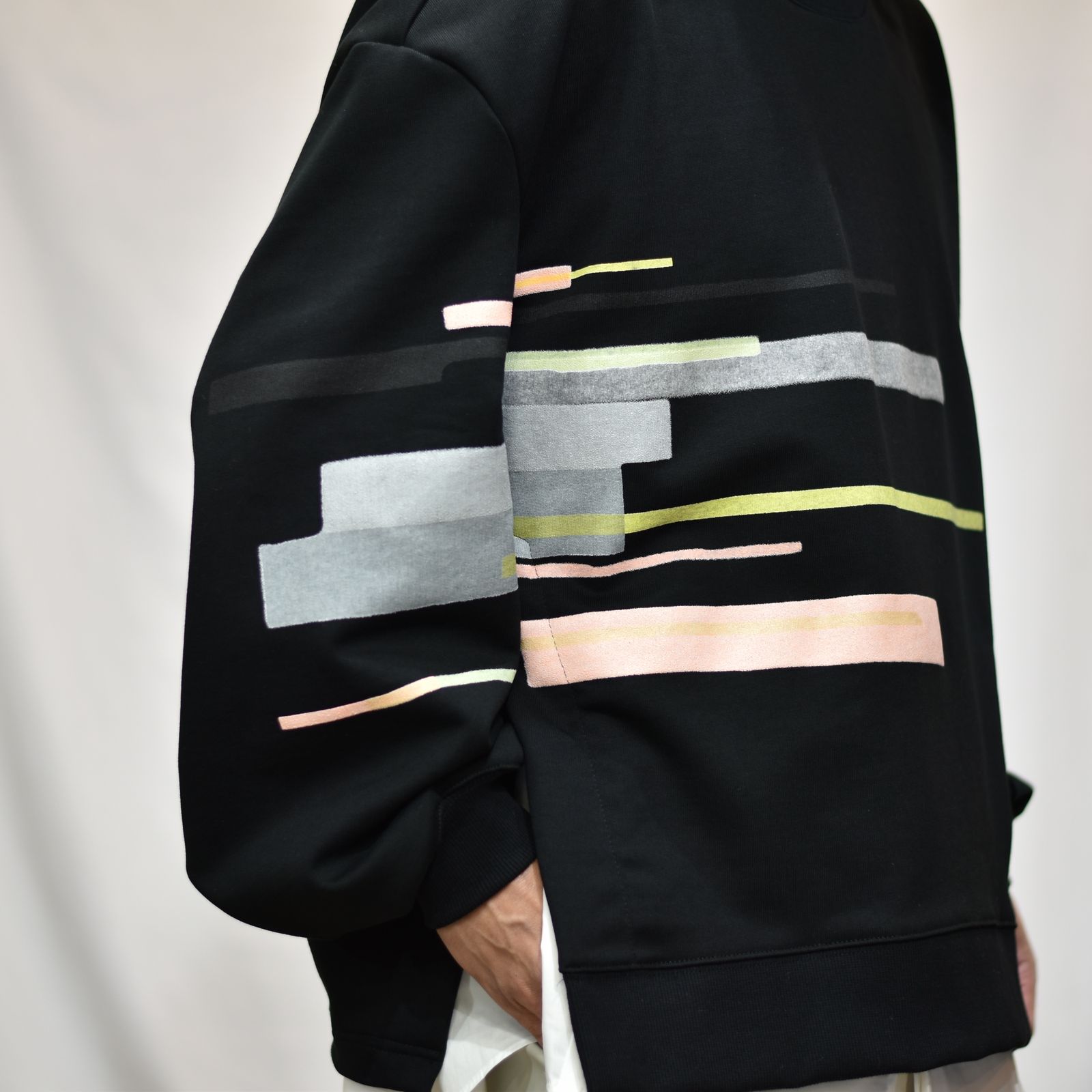 アンサンブルスウェットプルオーバー / LB23SS-PO04-FPR (BLACK)