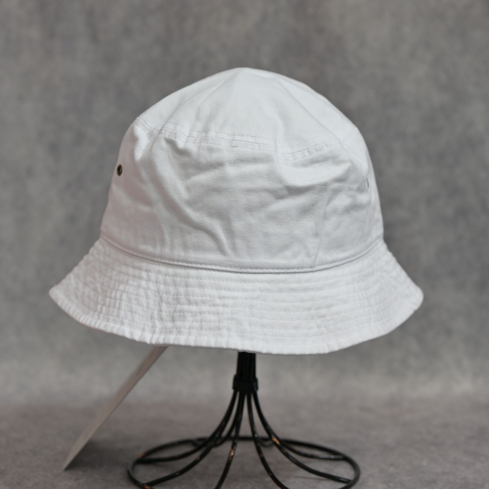 VINTAGE WASHED BUCKET HAT （WHITE） / バケットハット （ホワイト） 2026SS-GD4-YT