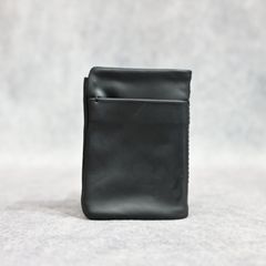 GUIDI オイルカーフ 二つ折り 財布 （BLACK）｜345-37