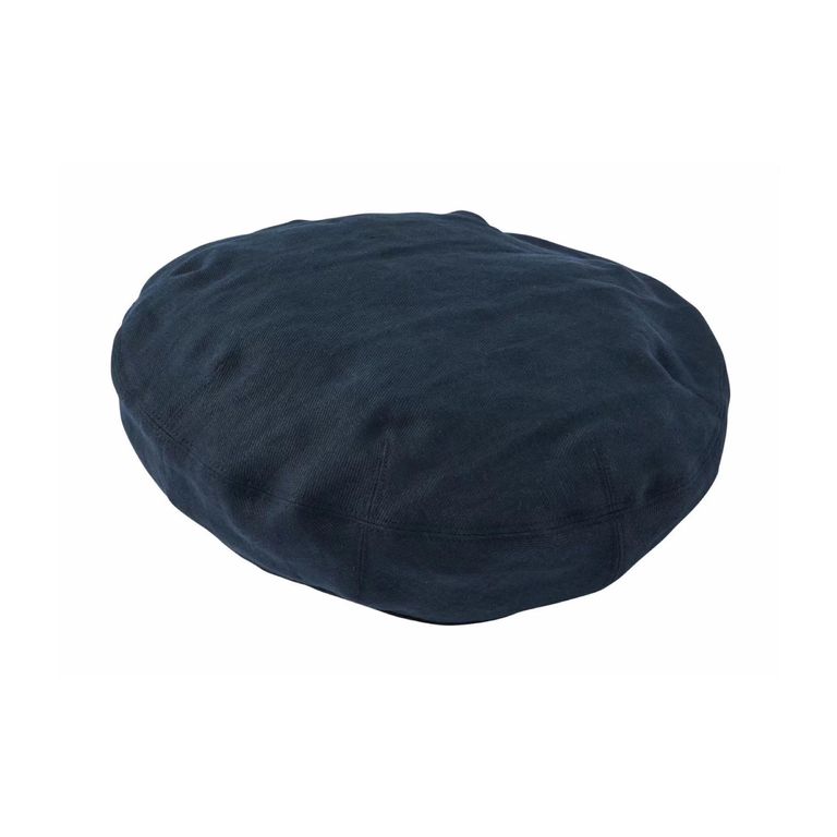 LINEN BERET (NAVY) - リネン ベレー帽 （ネイビー） - M