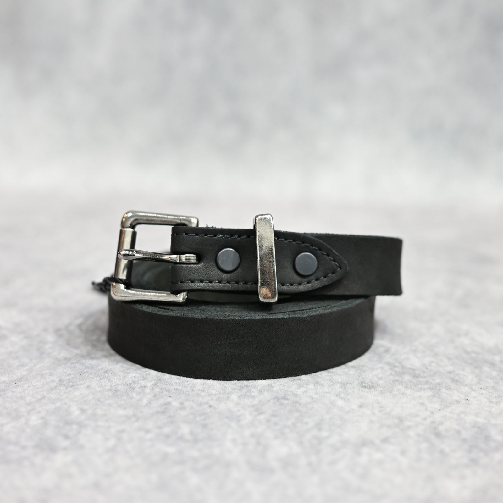 ジャパンショルダー 製品染め 25mmベルト （BLACK / ブラック） 318-40