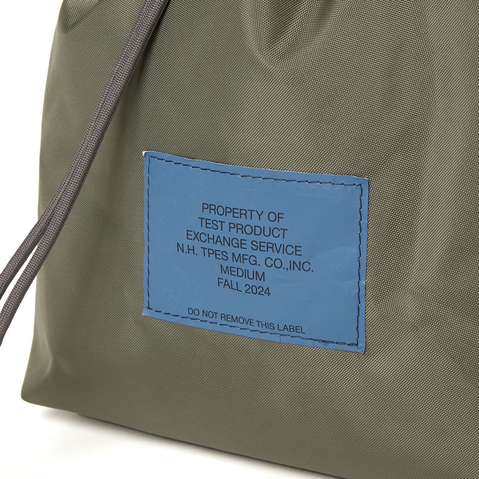 × OUTDOOR PRODUCTS DRAWSTRING BAG （KHAKI） / ナイロン バッグ （カーキ）