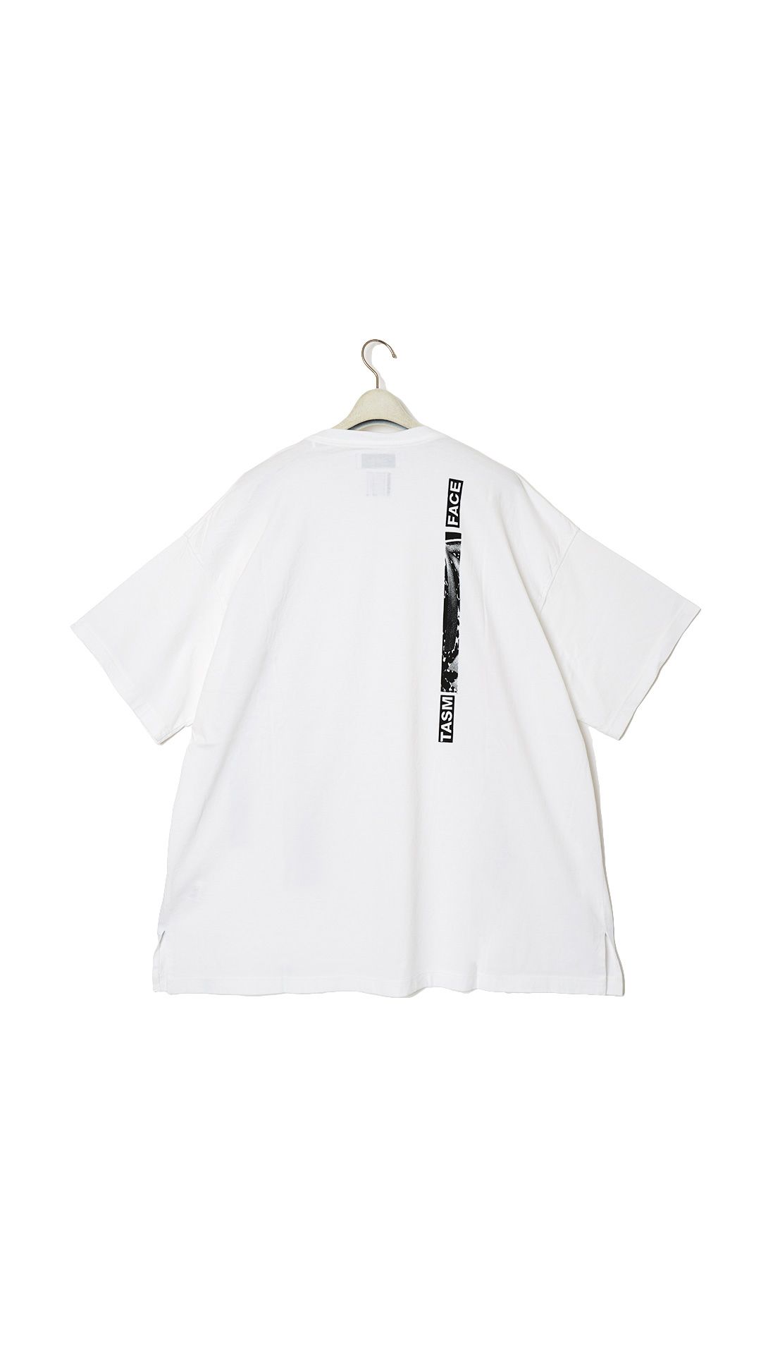 BARCODE PRINT TEE (WHITE)