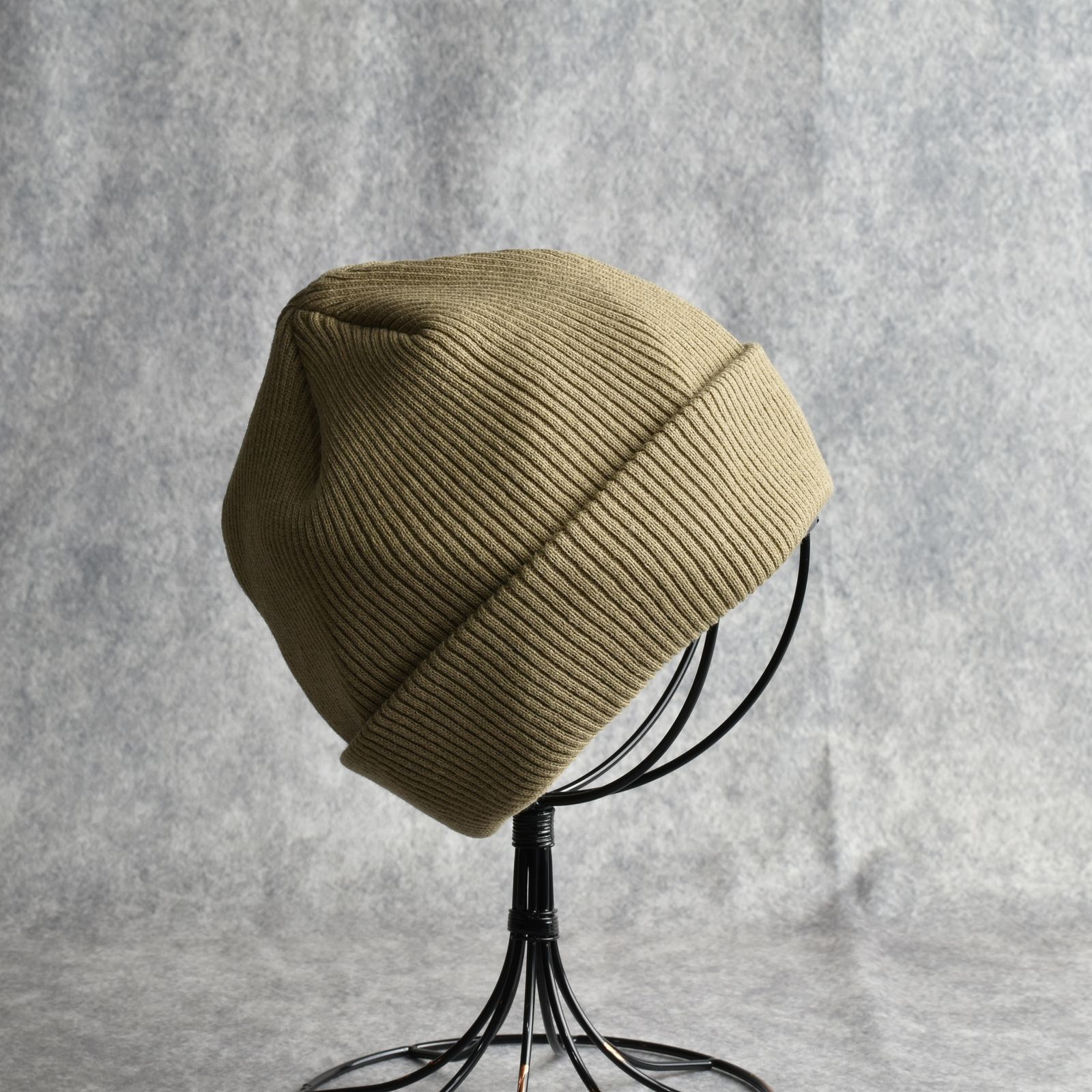 A/R KNIT CAP (ASH BROWN) / ニットキャップ