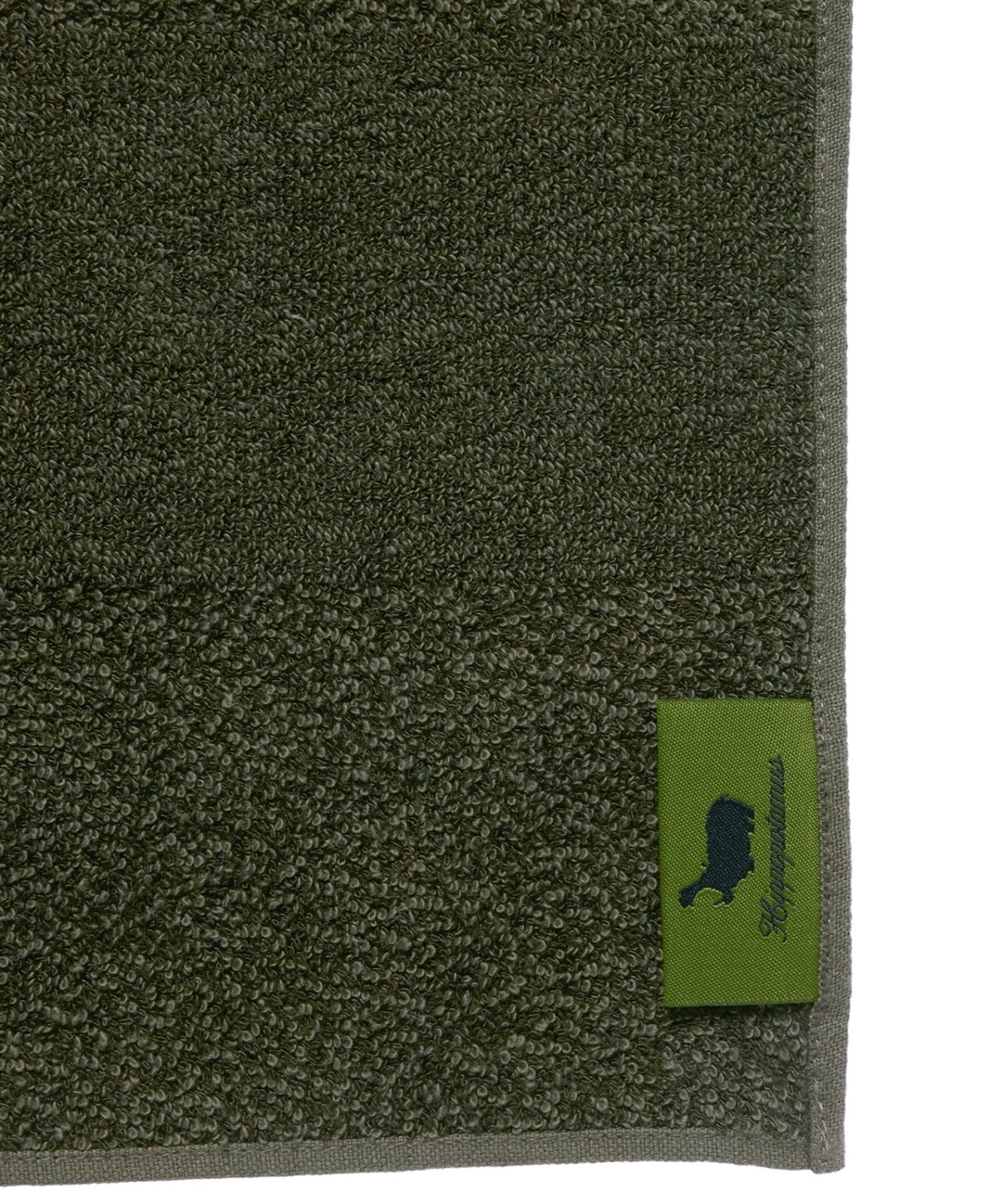 TEST PRODUCT EXCHANGE SERVISE × HIPPOPOTAMUS HAND TOWEL（D.KHAKI） / ハンドタオル (ダーク カーキ)