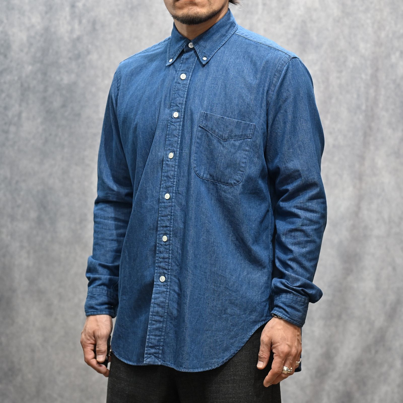 L.Denim BD SH （LUD）｜デニム ボタンダウンシャツ｜2603-5003