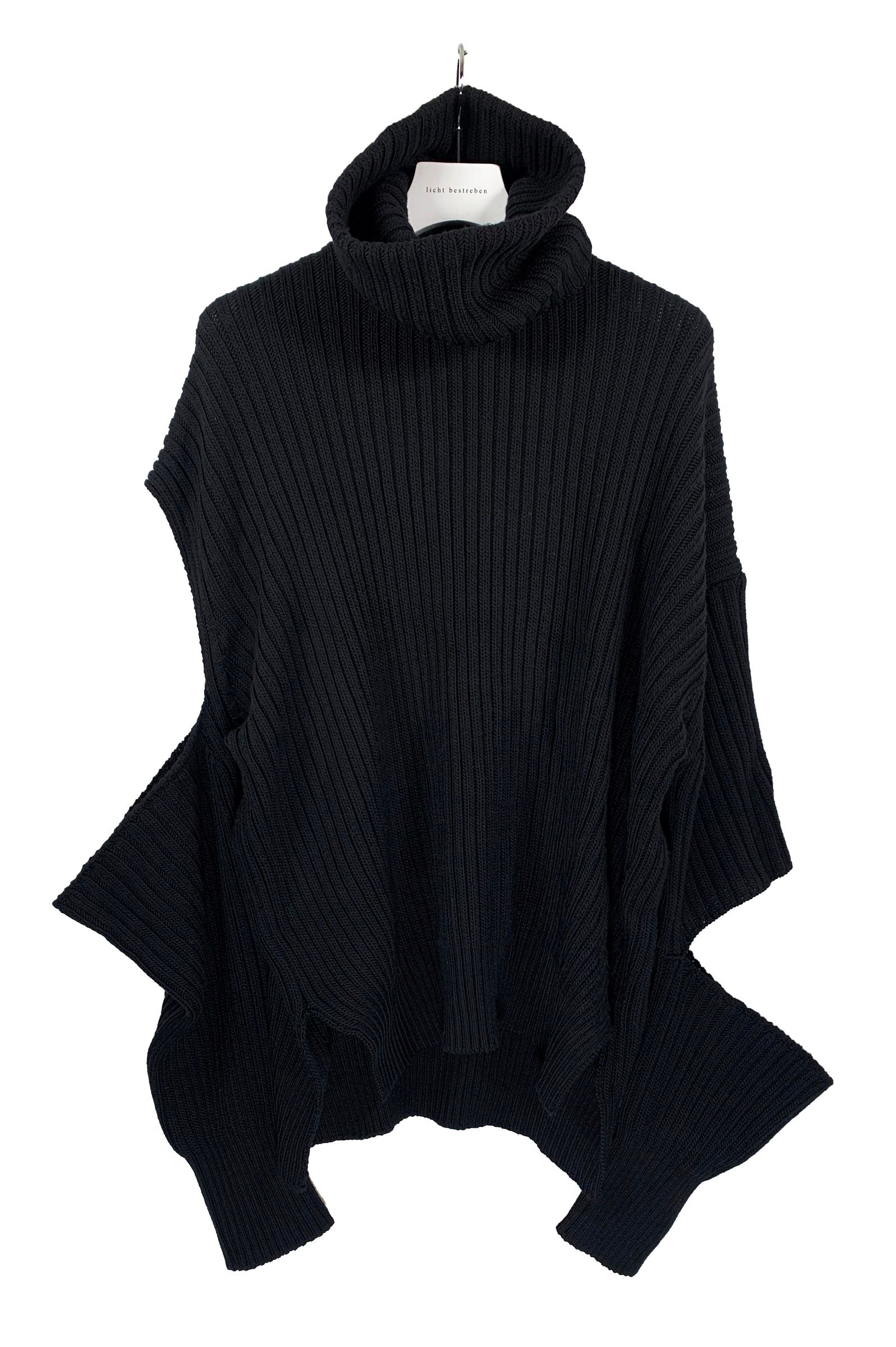 フルリブニットトリムセーター / LB21FW-KN02 (BLACK)
