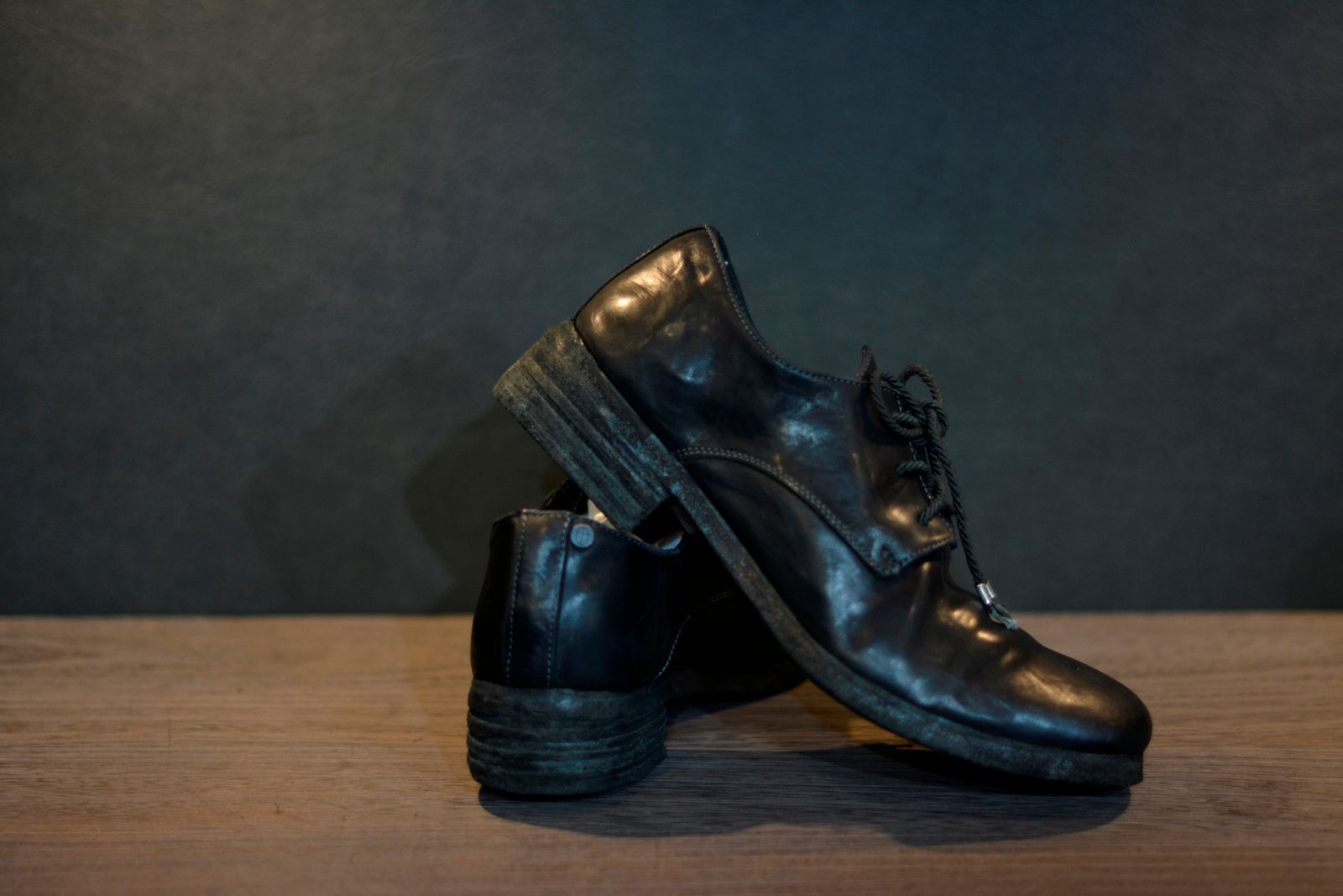 HORSE LEATHER DERBY #2 LINED LEATHER SOLES HAND DYED PIECE DYED