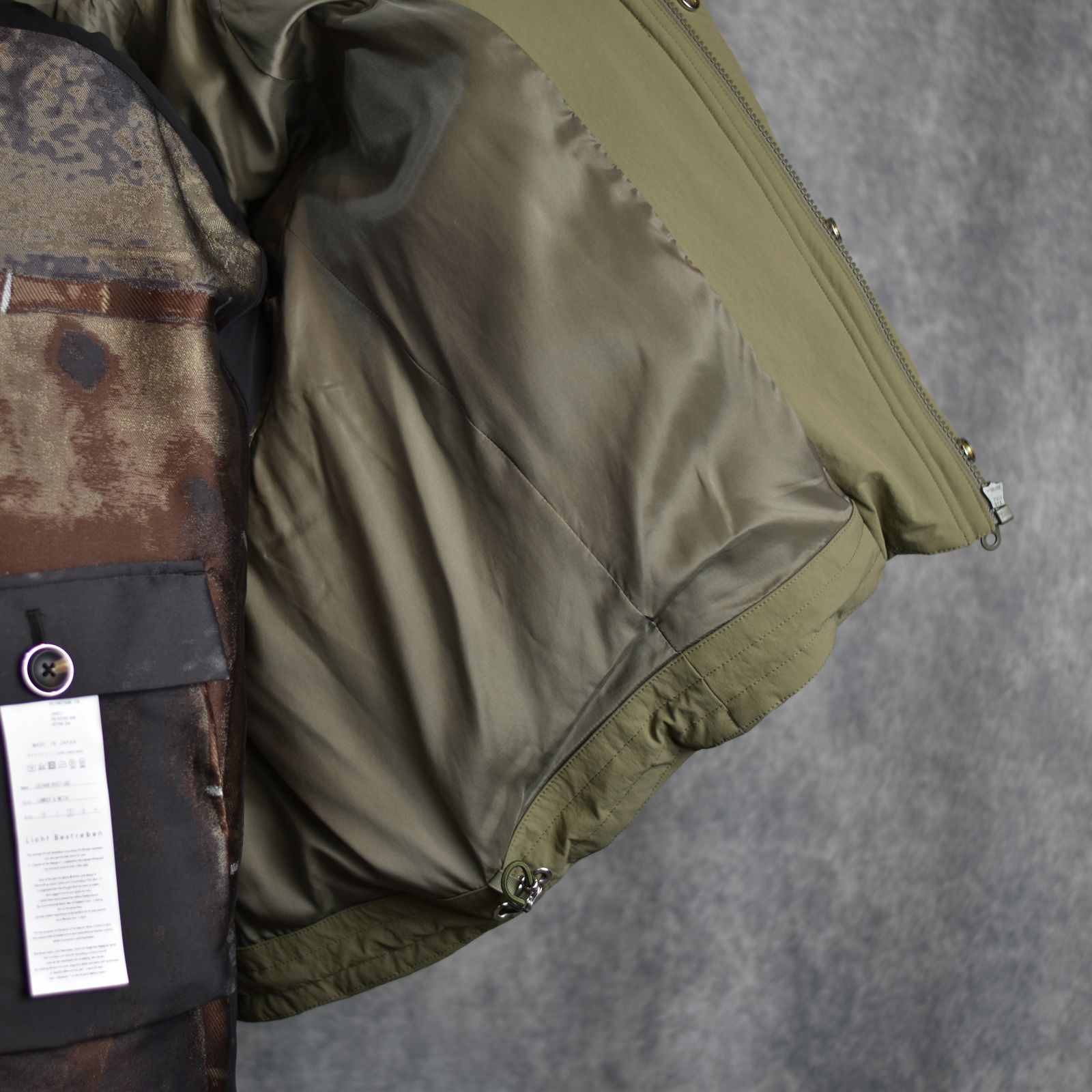 パッティングショートブルゾン / LB24AW-BL03-NBG (OLIVE)