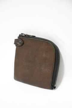ダブルショルダーレザー 製品染めコインケース