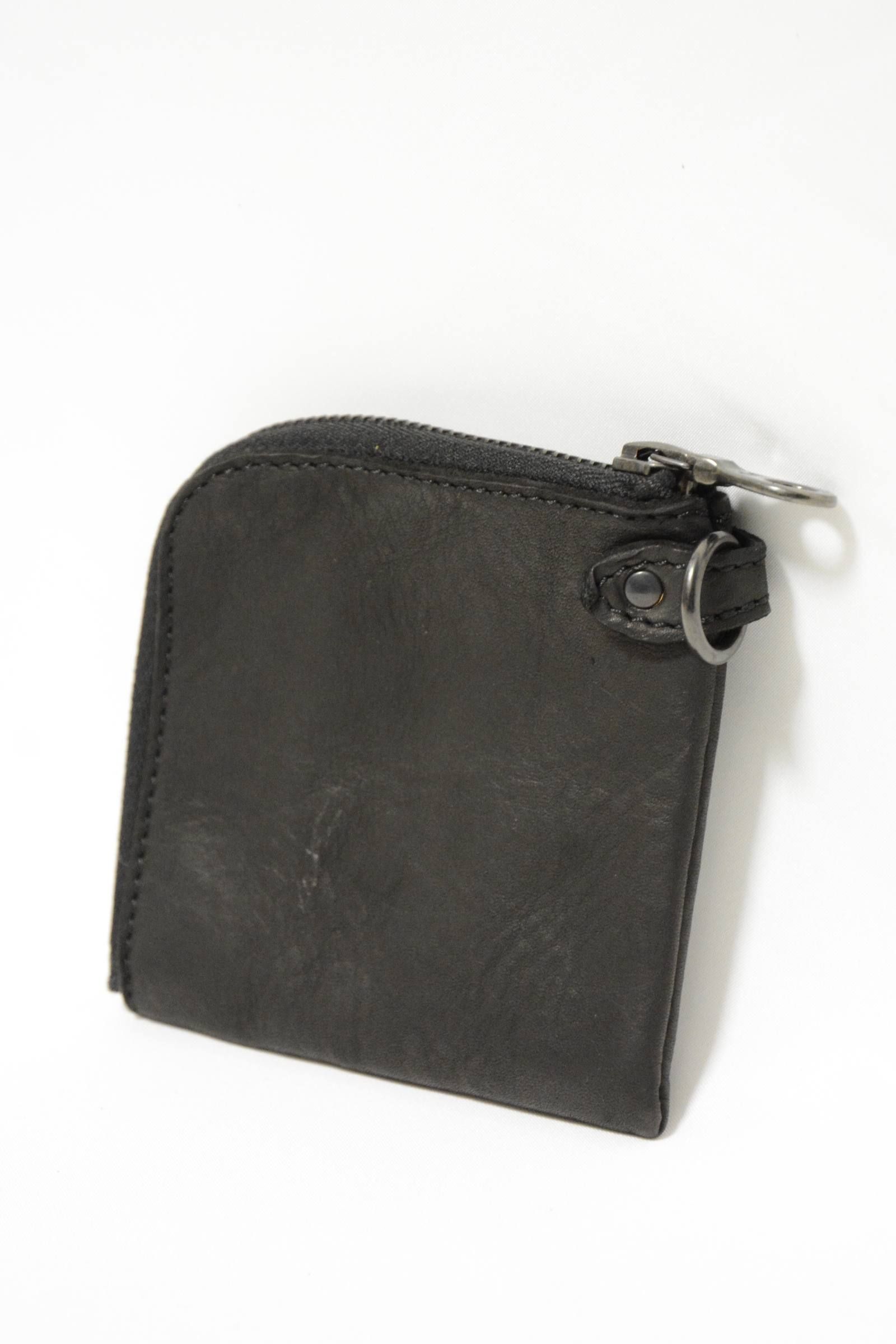 ISAMU KATAYAMA BACKLASH コインケース　ウォレット　レザー ISAMU KATAYAMA BACKLASH - CROCODILE COIN PURSE / スミ | Tempt