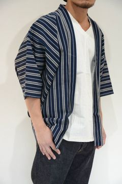 羽織-HAORI- 古代縞 単衣