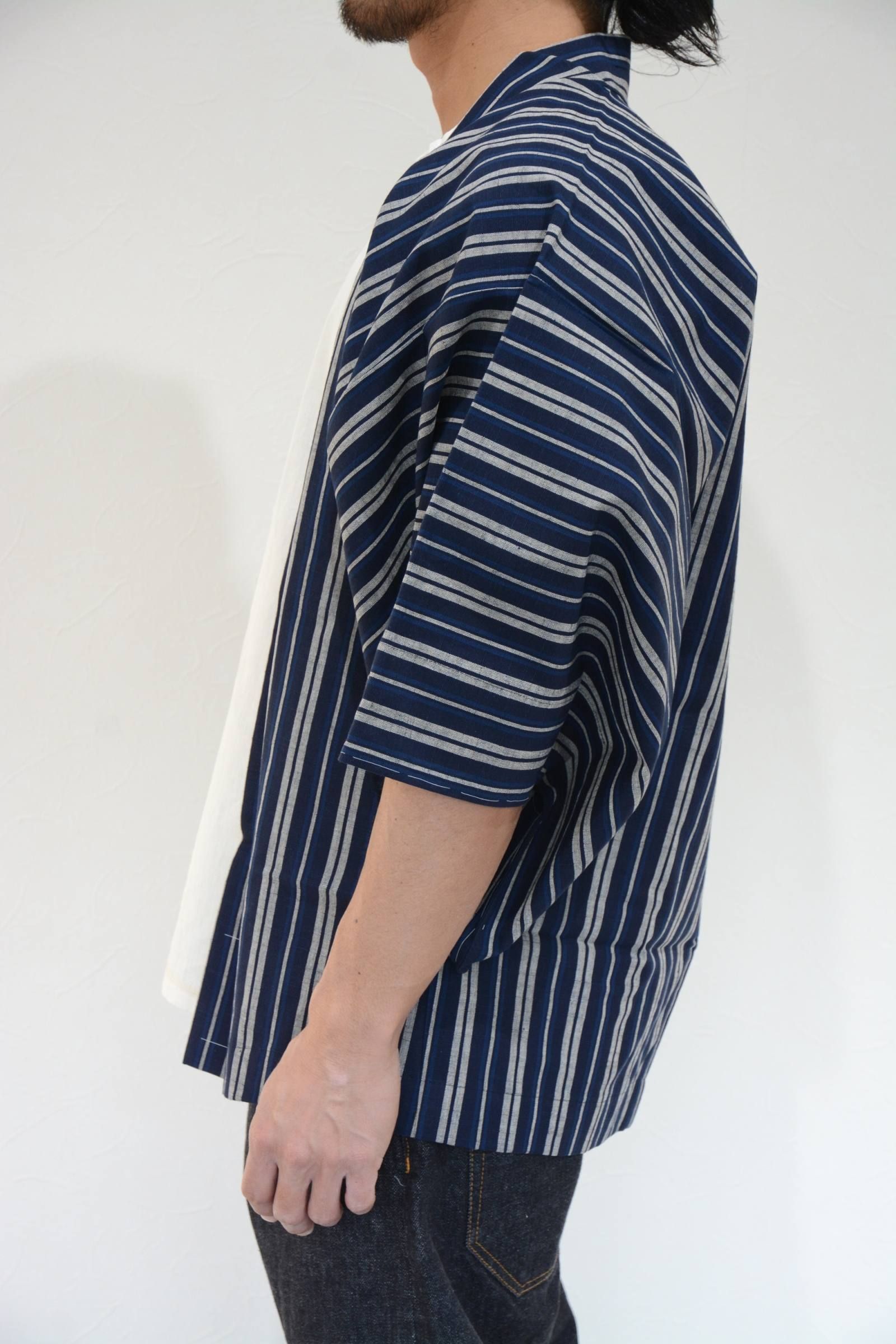 羽織-HAORI- 古代縞 単衣