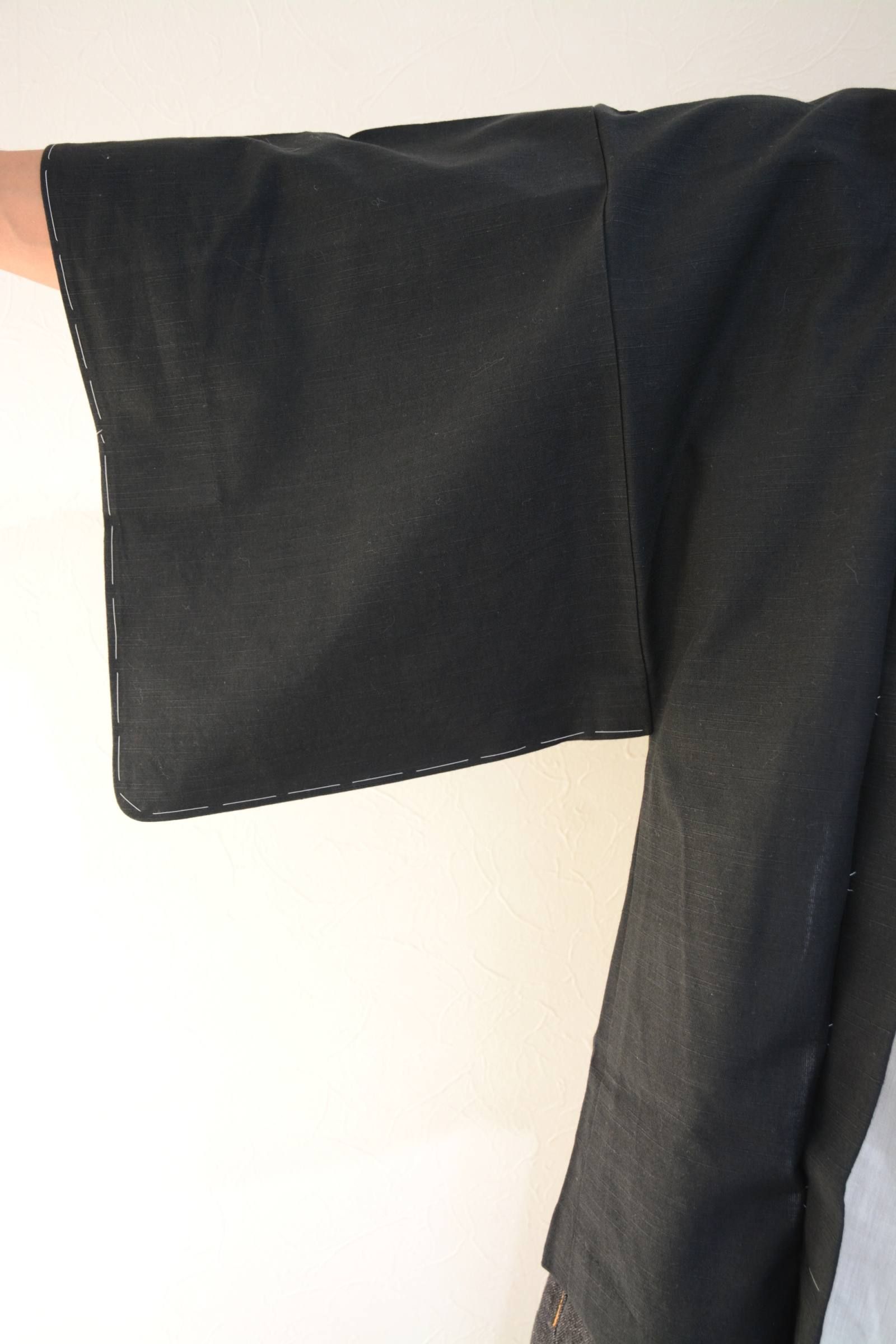 羽織-HAORI- 黒 単衣