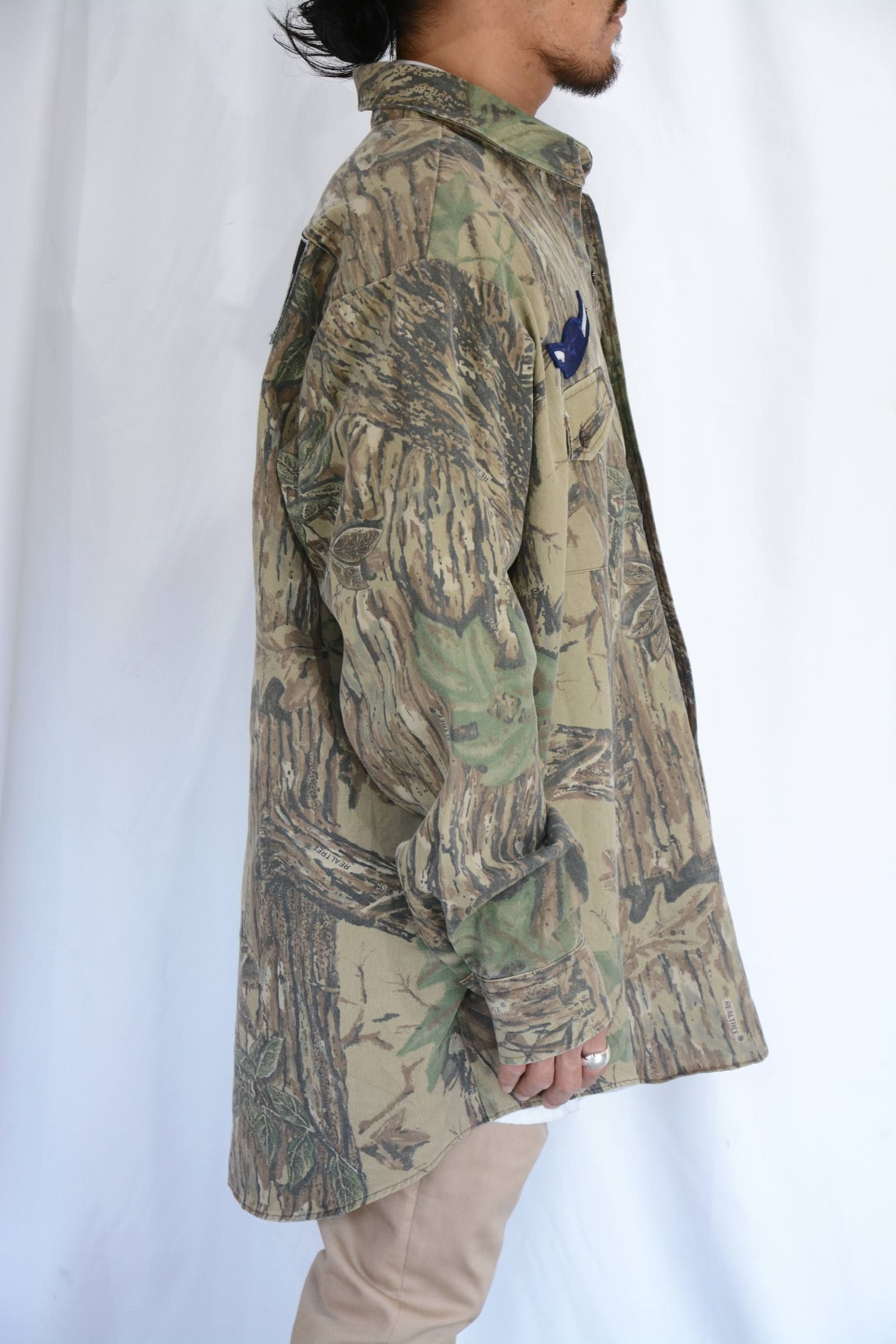 camouflage shirtjacket