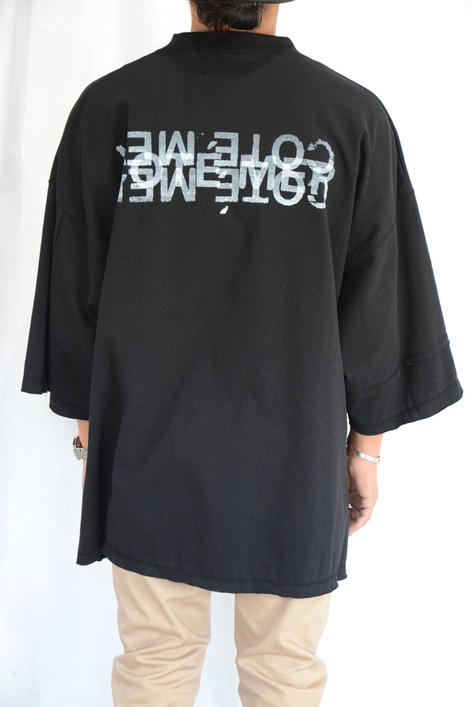 STAMP PRINT BIG TEE (BLACK)