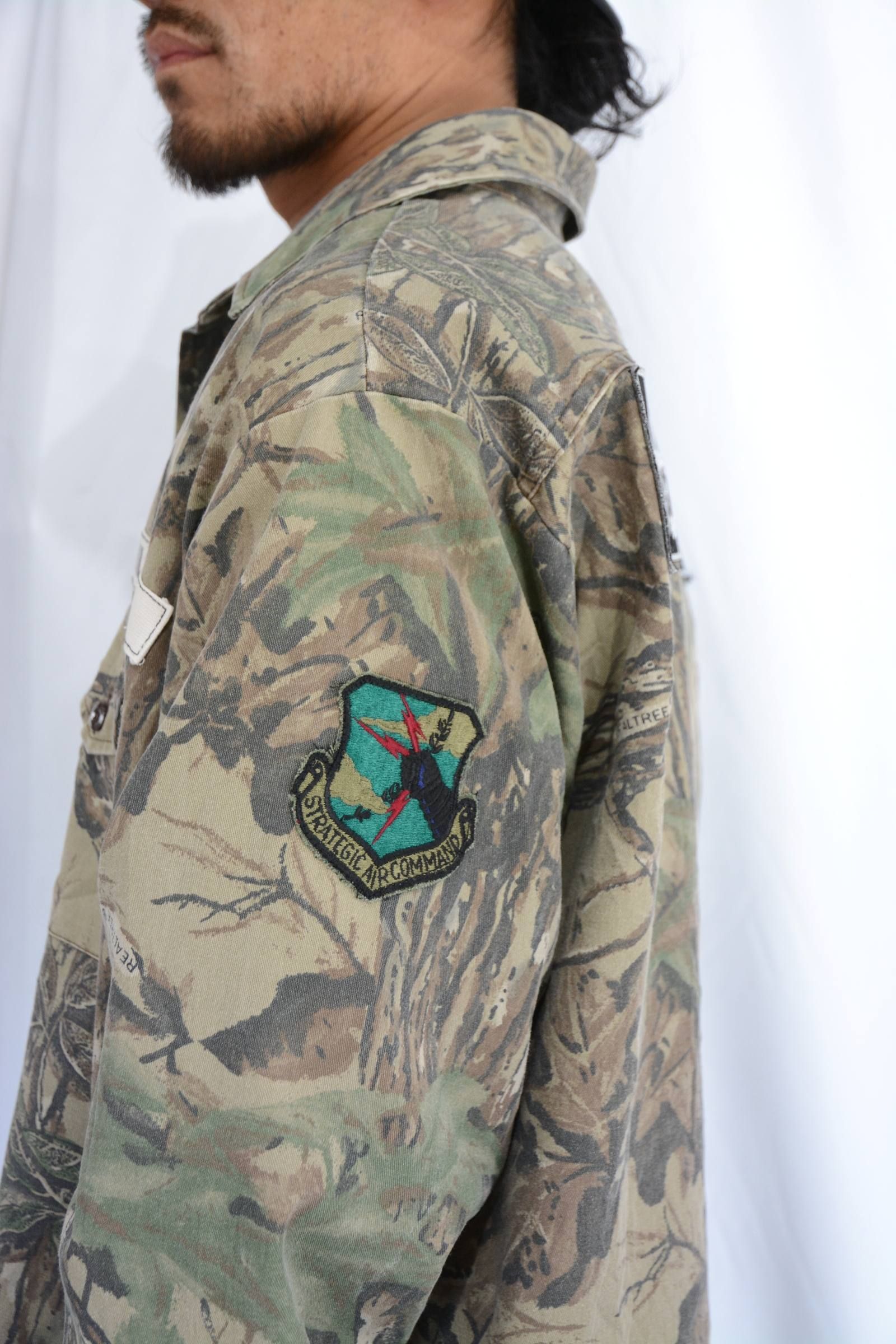 camouflage shirtjacket
