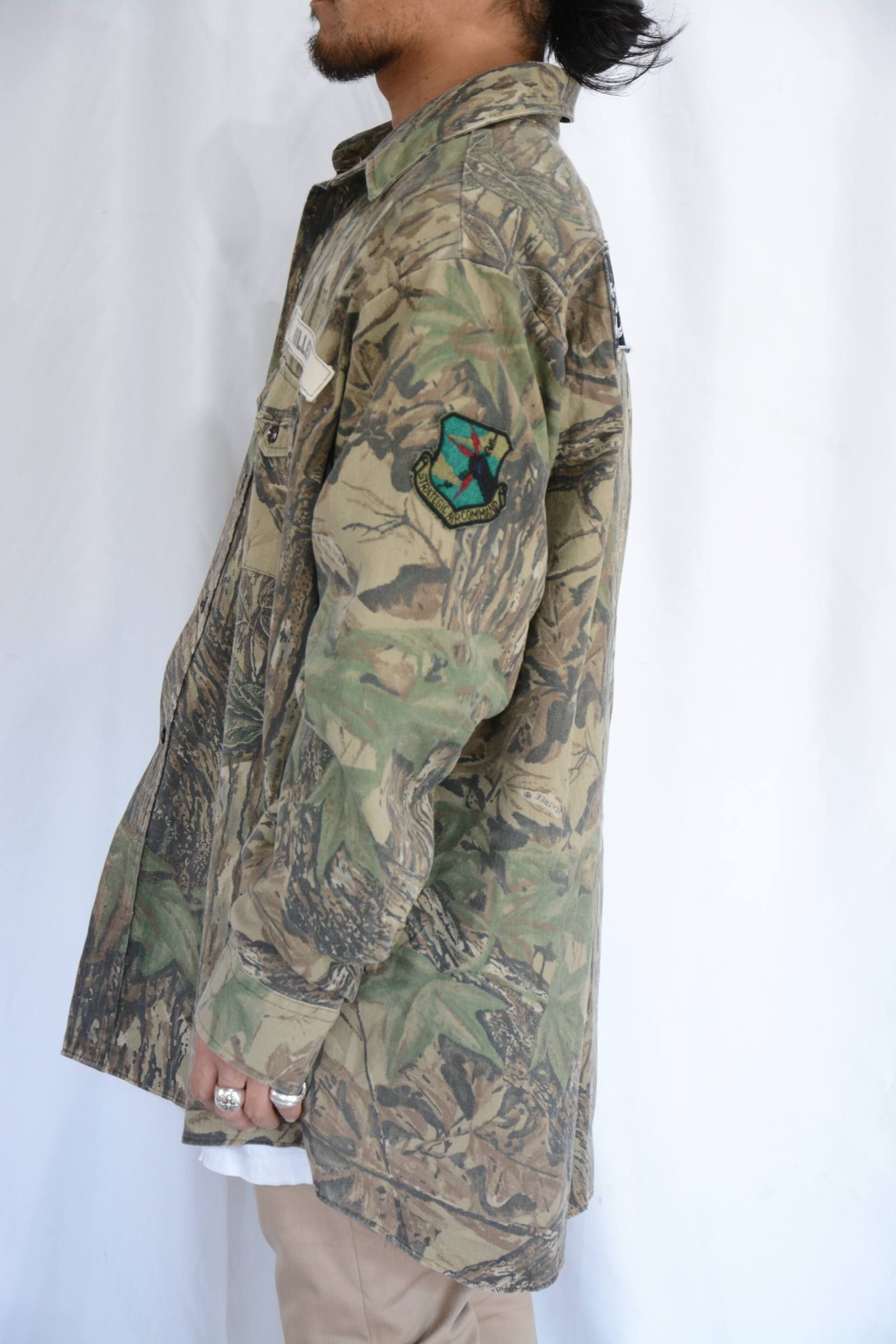 camouflage shirtjacket