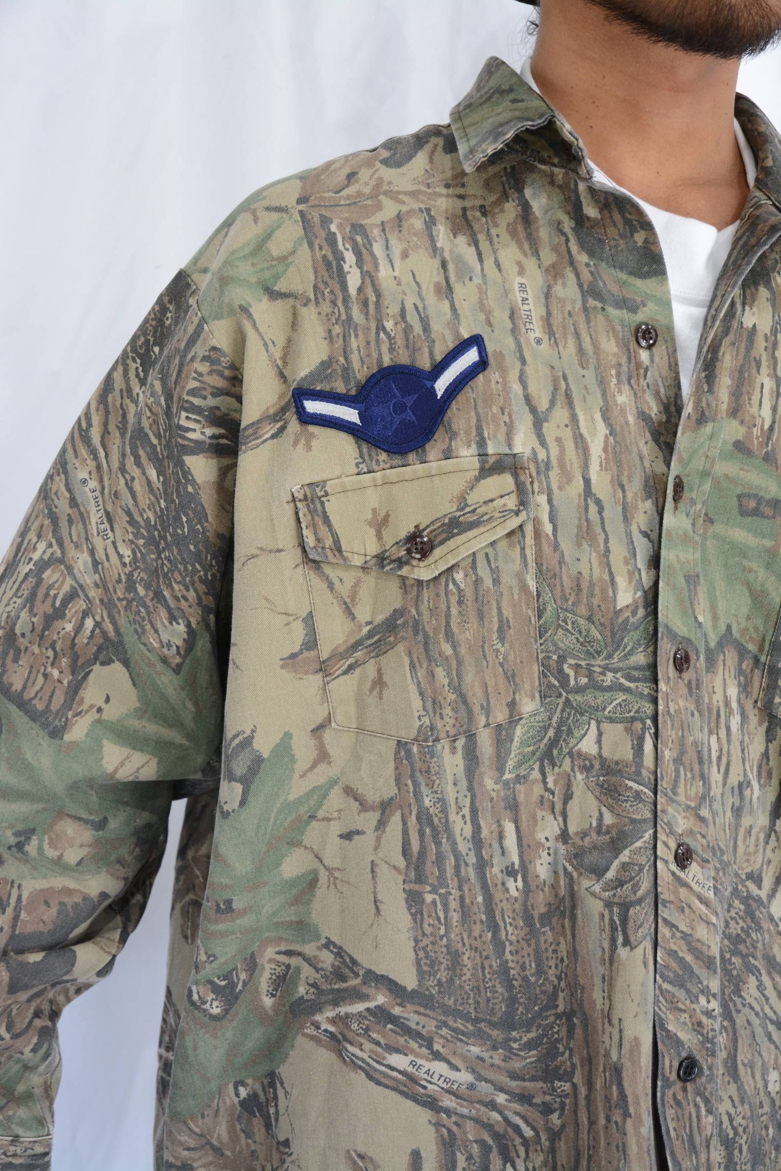camouflage shirtjacket