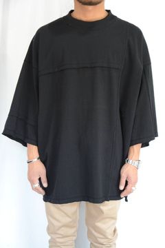 STAMP PRINT BIG TEE (BLACK)