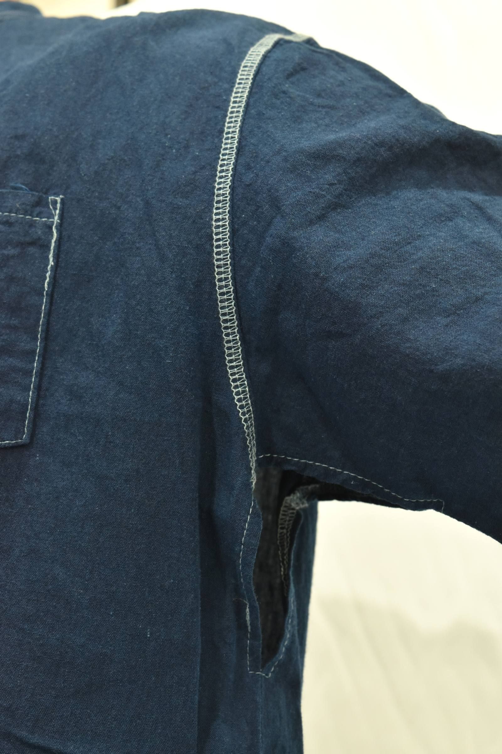 Henley Neck 冠衣 ”kaburi" 藍染