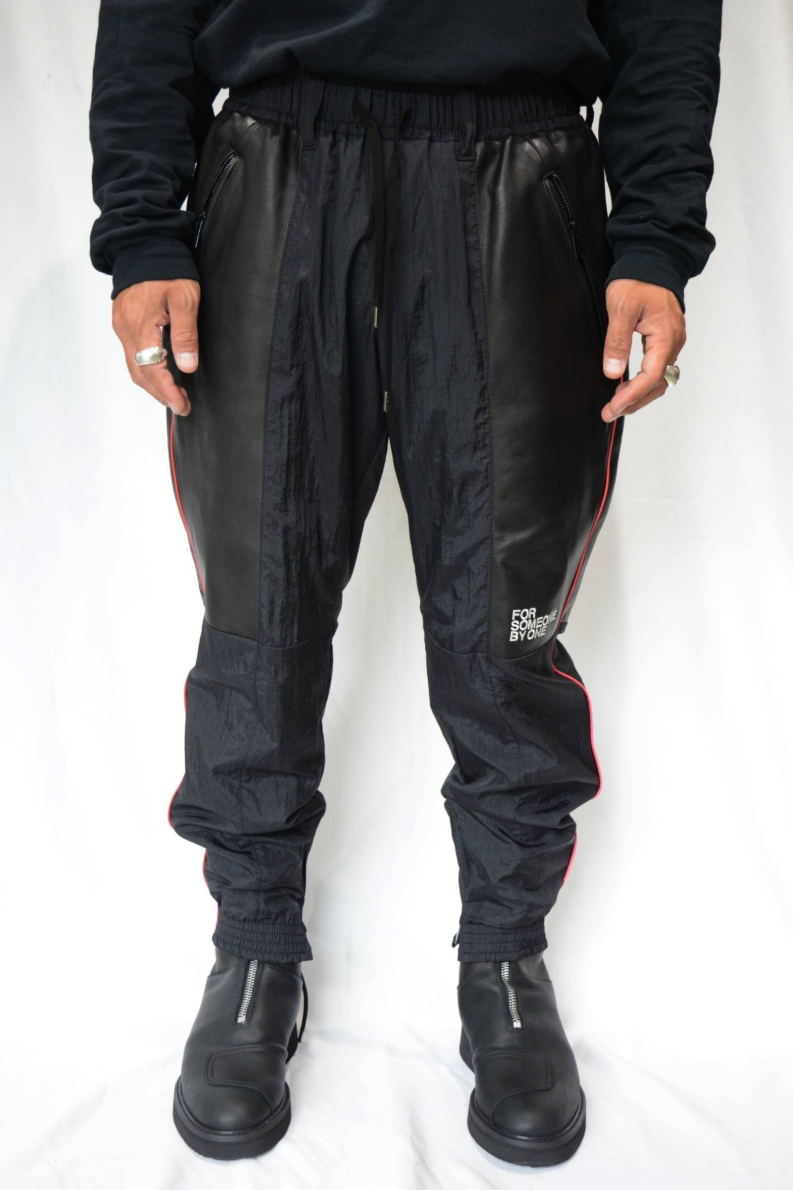COMBI TRACK PANTS (BLACK)