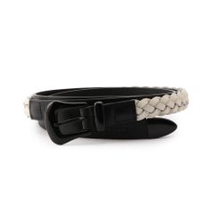 TWO FACE LONG BELT (BK/WH)