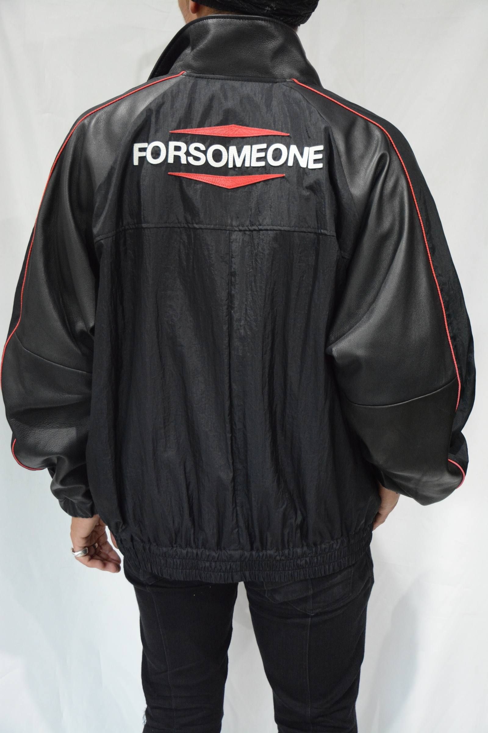 FORSOMEONE - COMBINATION TRACK TOP (BLACK) | chord online store