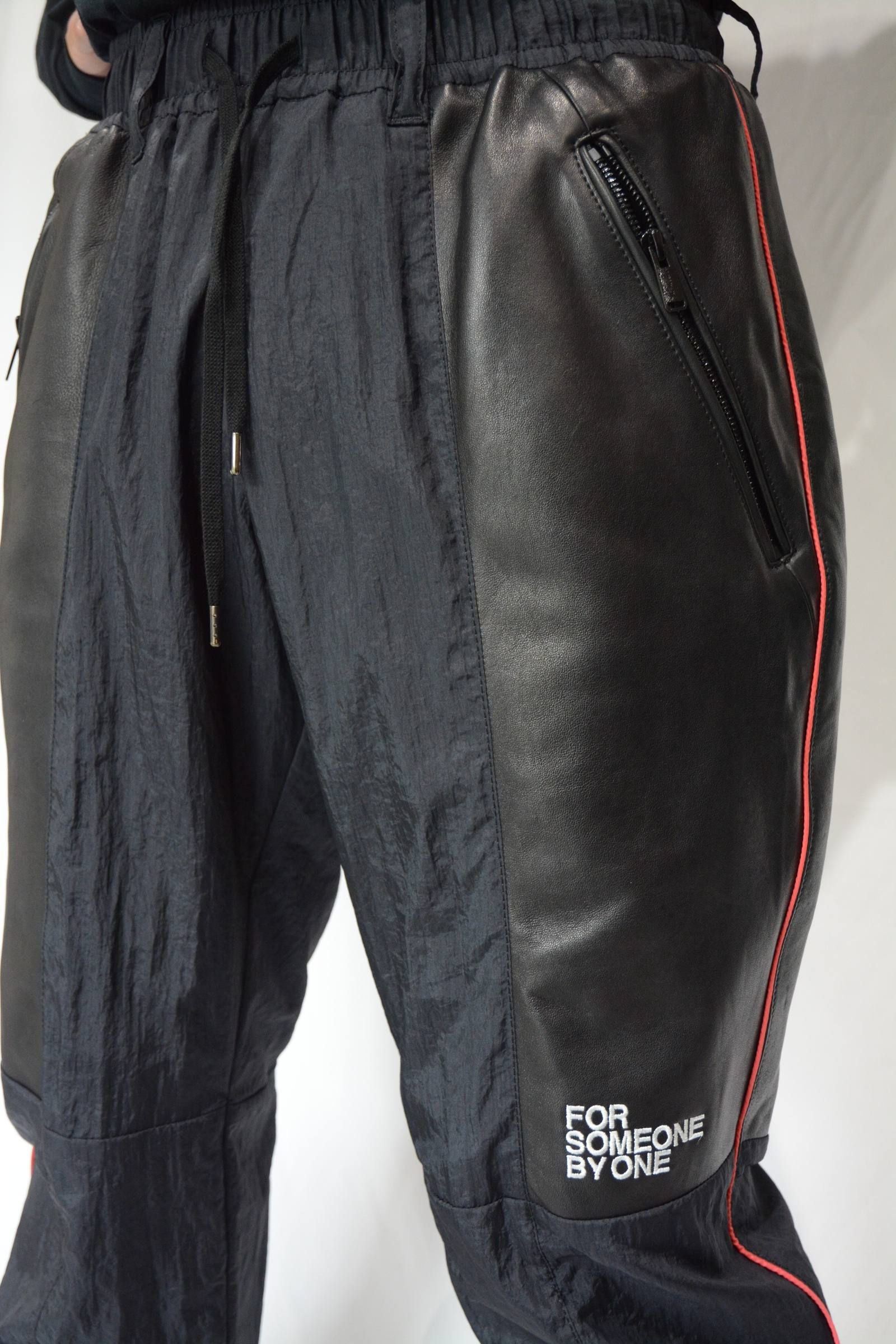 COMBI TRACK PANTS (BLACK)