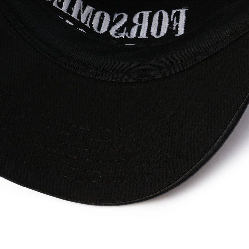 LEATHER MESH CAP (BK/WH)