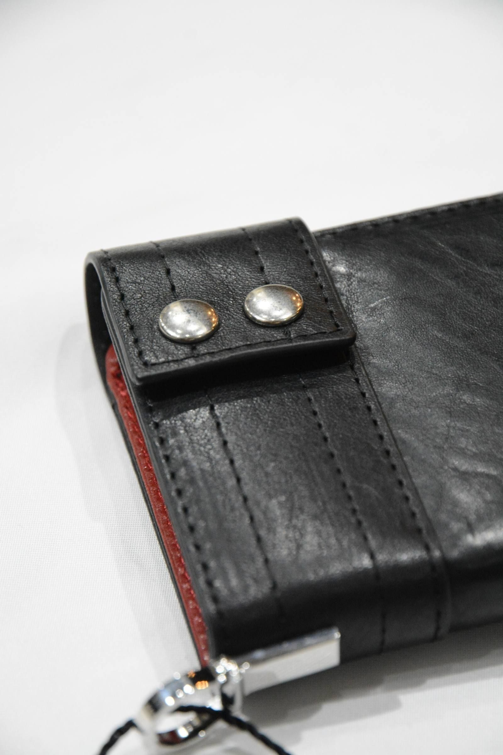× SANGOU イタリアンショルダーレザー iPhone X ケース