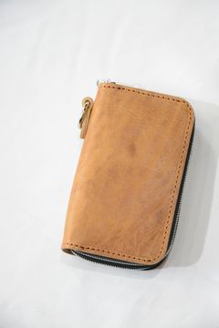 イタリアンダブルショルダー シワ加工 プルアップ キーホルダー&コインケース