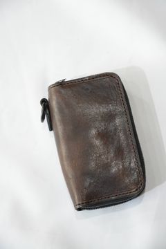 イタリアンダブルショルダー シワ加工 プルアップ キーホルダー&コインケース