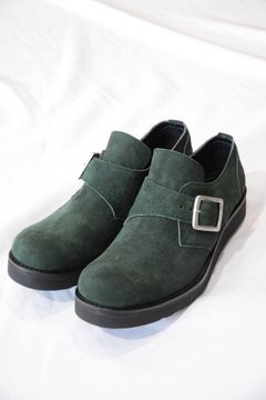 ジャパンカーフ スエード シングルモンクストラップ