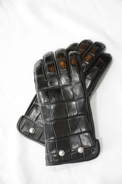 THE LINE  オイル ガヴィメント スーパーソフトクロコ+ディアスキン グローブ