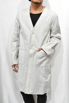 黒汚し加工 ロングカーディガン