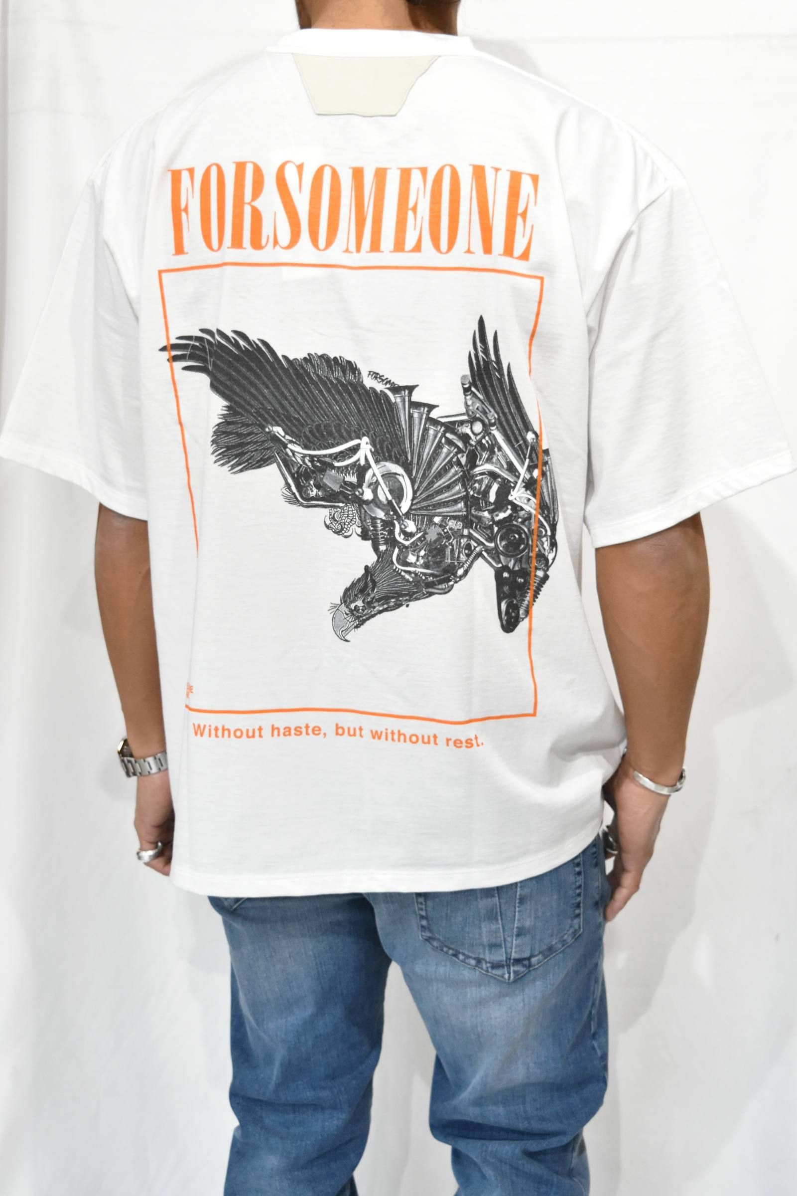 METAL EAGLE TEE (WHITE)