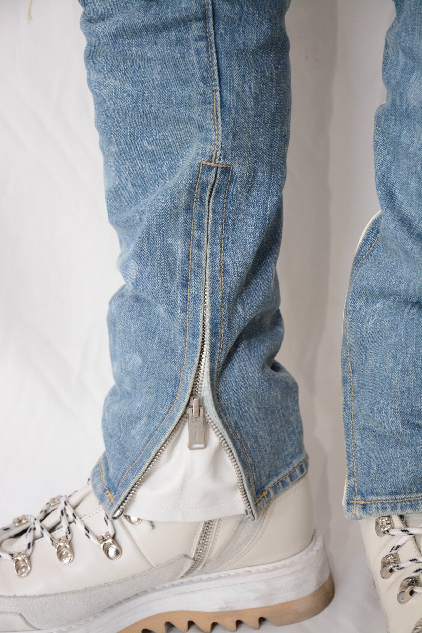 LEFTY DENIM CLASH DENIM PANTS (INDIGO)