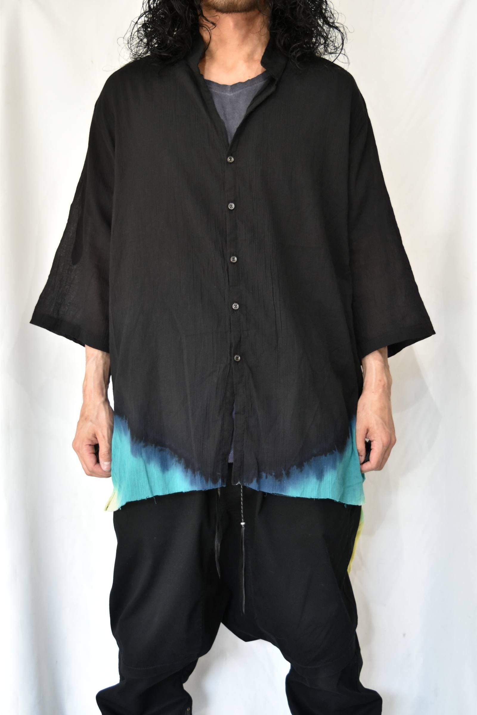 KMRii - Georgette Combi Long Shirt / GD | chord online store