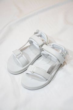 ゴートレザー+シープレザー ラバーソールサンダル