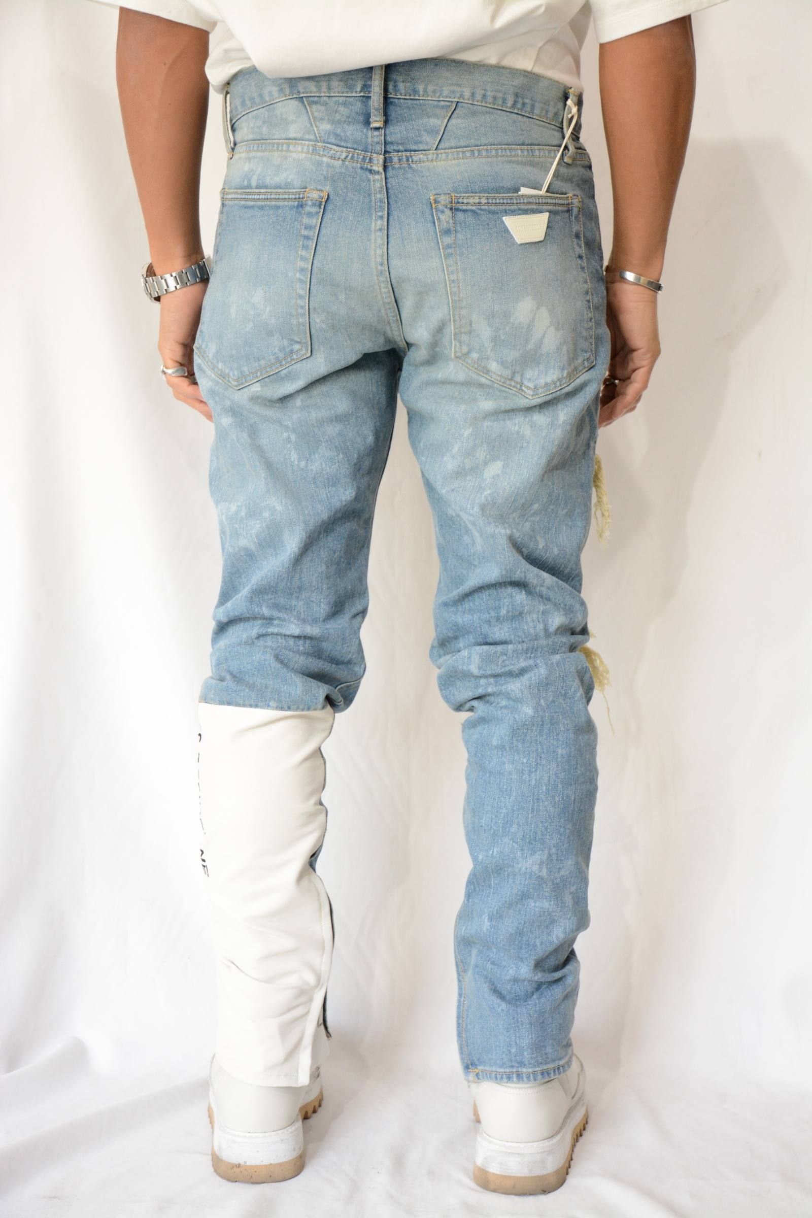 LEFTY DENIM CLASH DENIM PANTS (INDIGO)