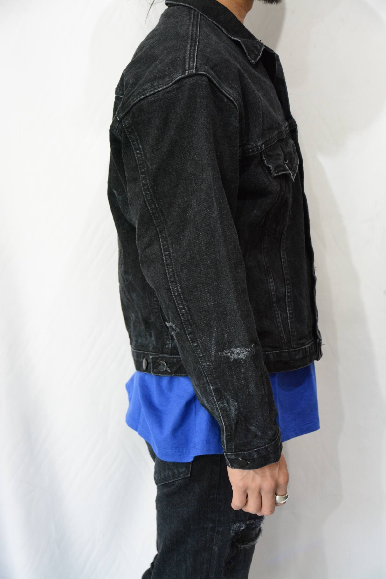 LEFTY DENIM DENIM JACKET (BLACK)