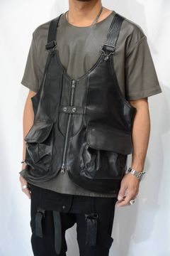 ジャパンホース タンニンレザーワックス仕上げ バッグベスト
