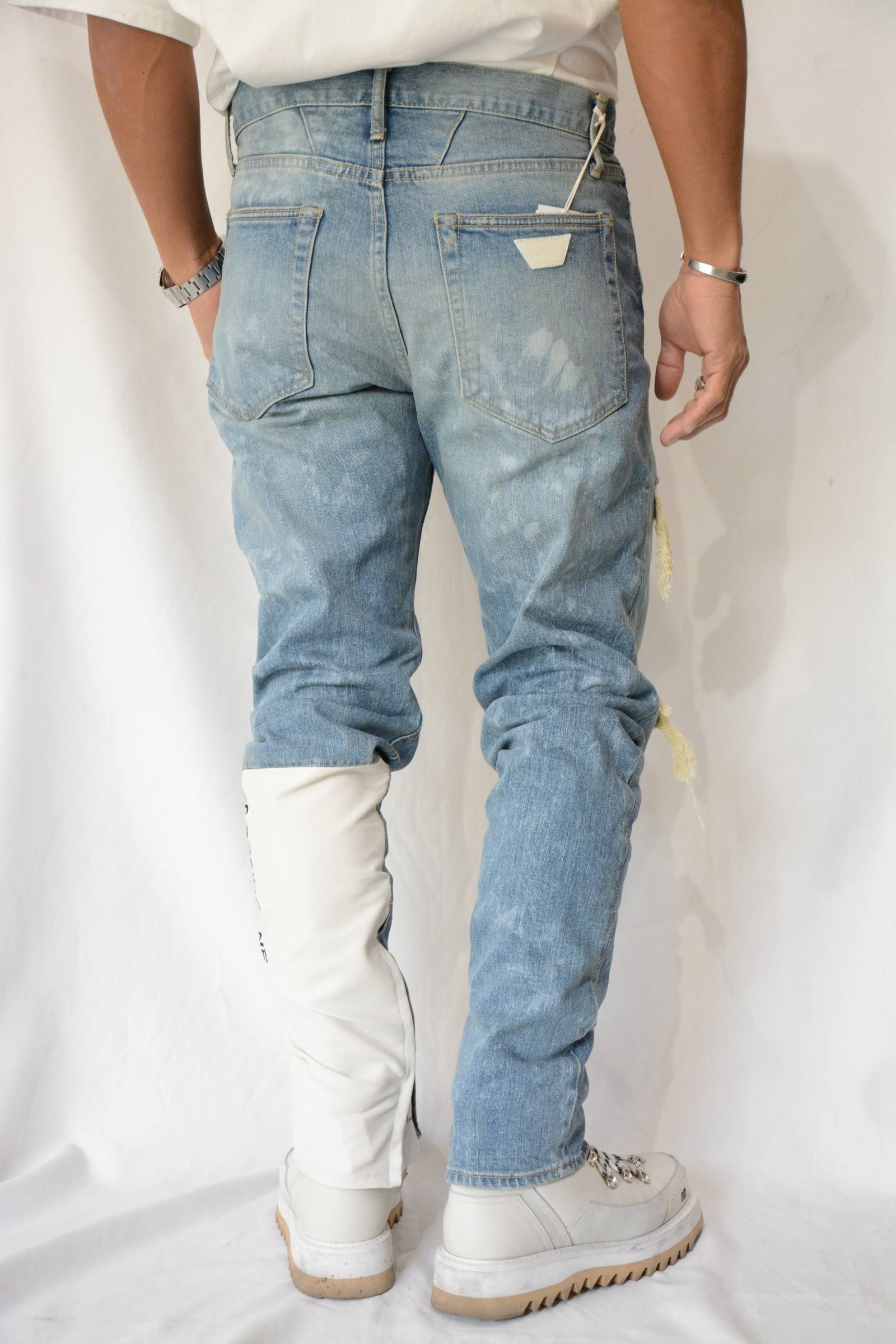 LEFTY DENIM CLASH DENIM PANTS (INDIGO)