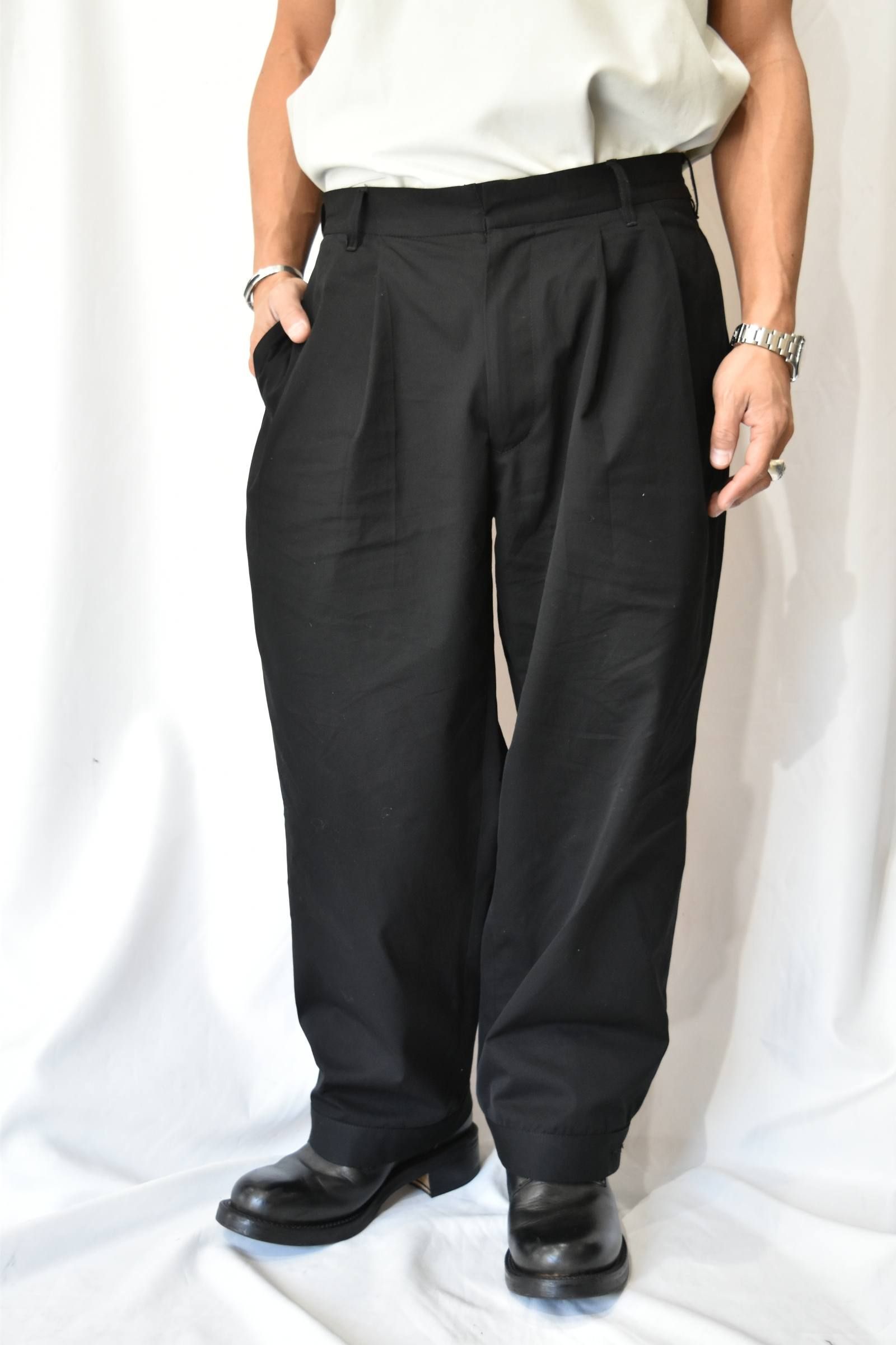 ISAMU KATAYAMA BACKLASH - タック パンツ | chord online store