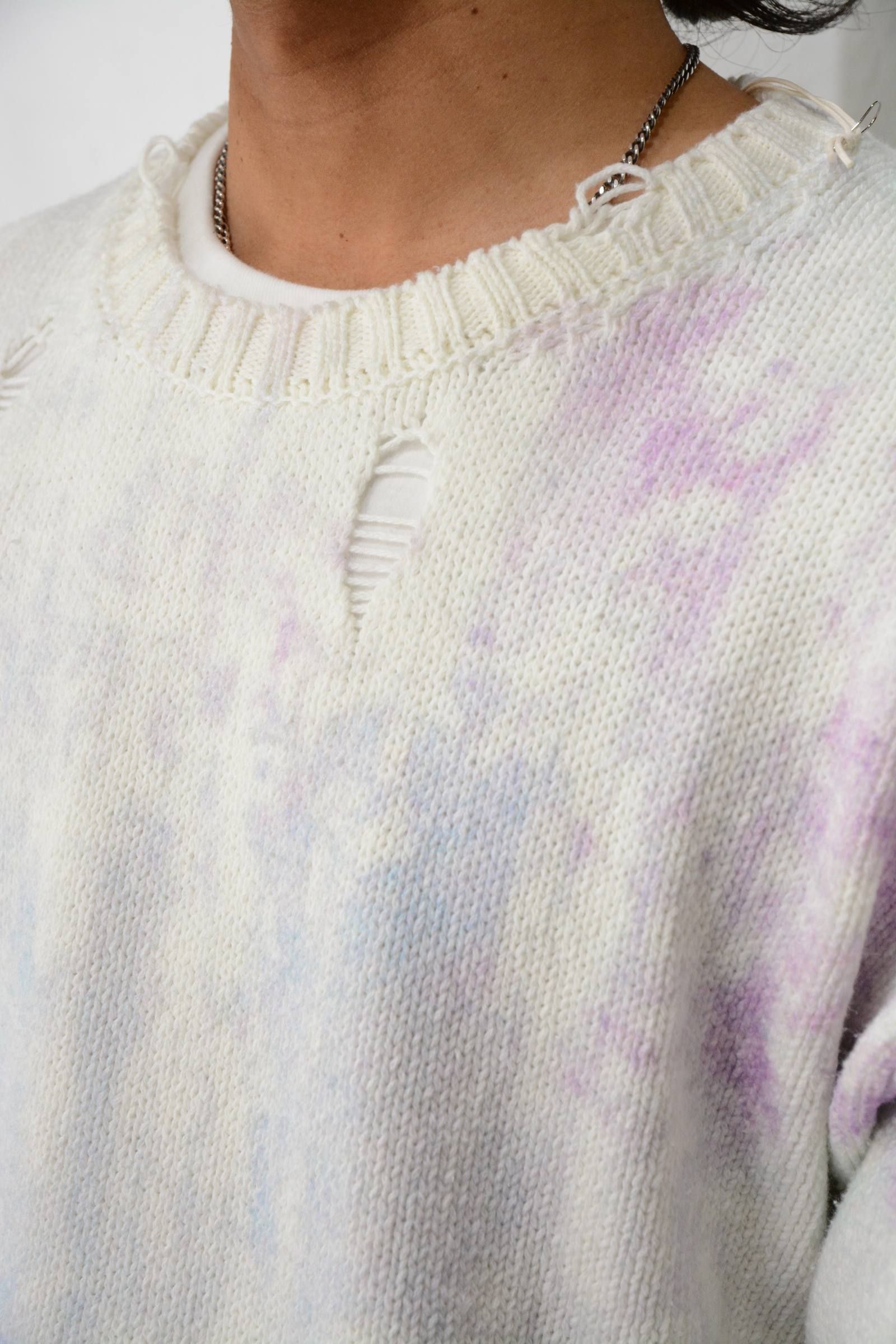 TIE DYE KNIT ”