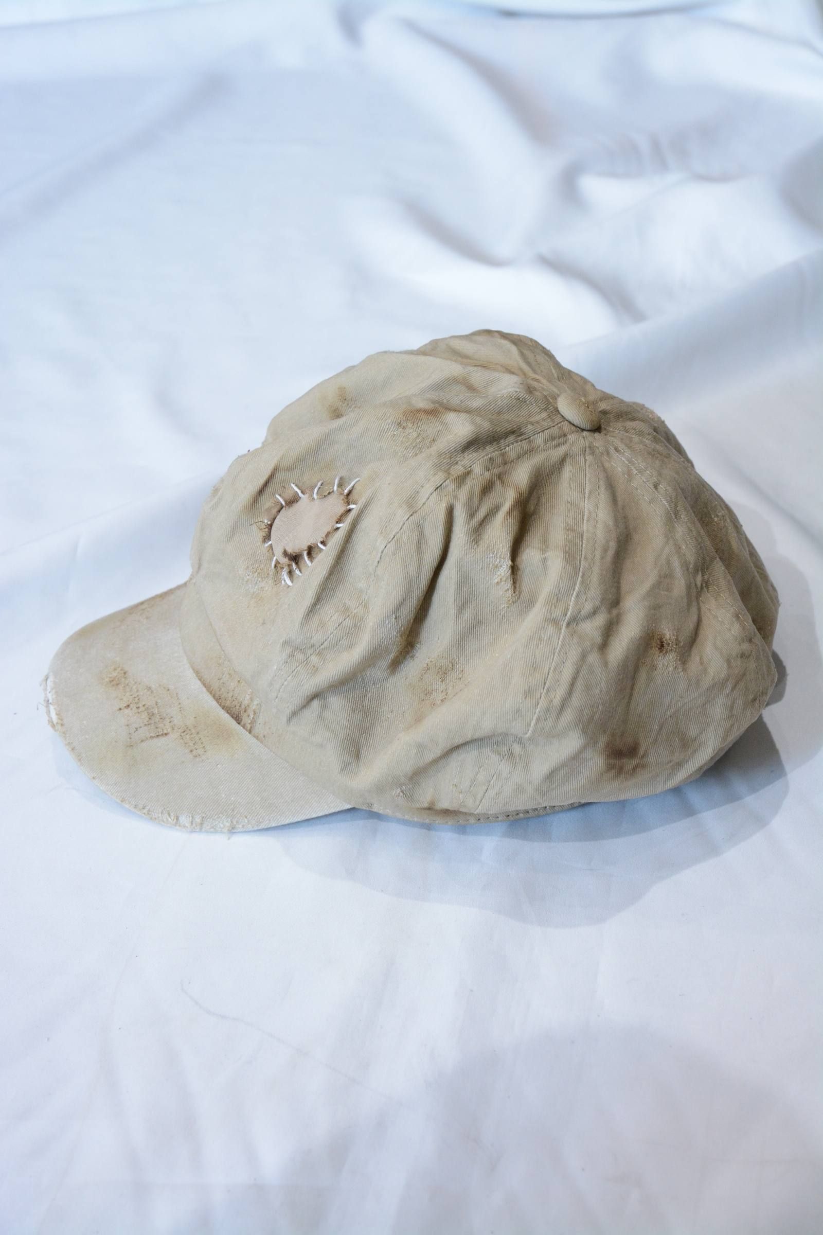 Bio wash vintage beige casquette