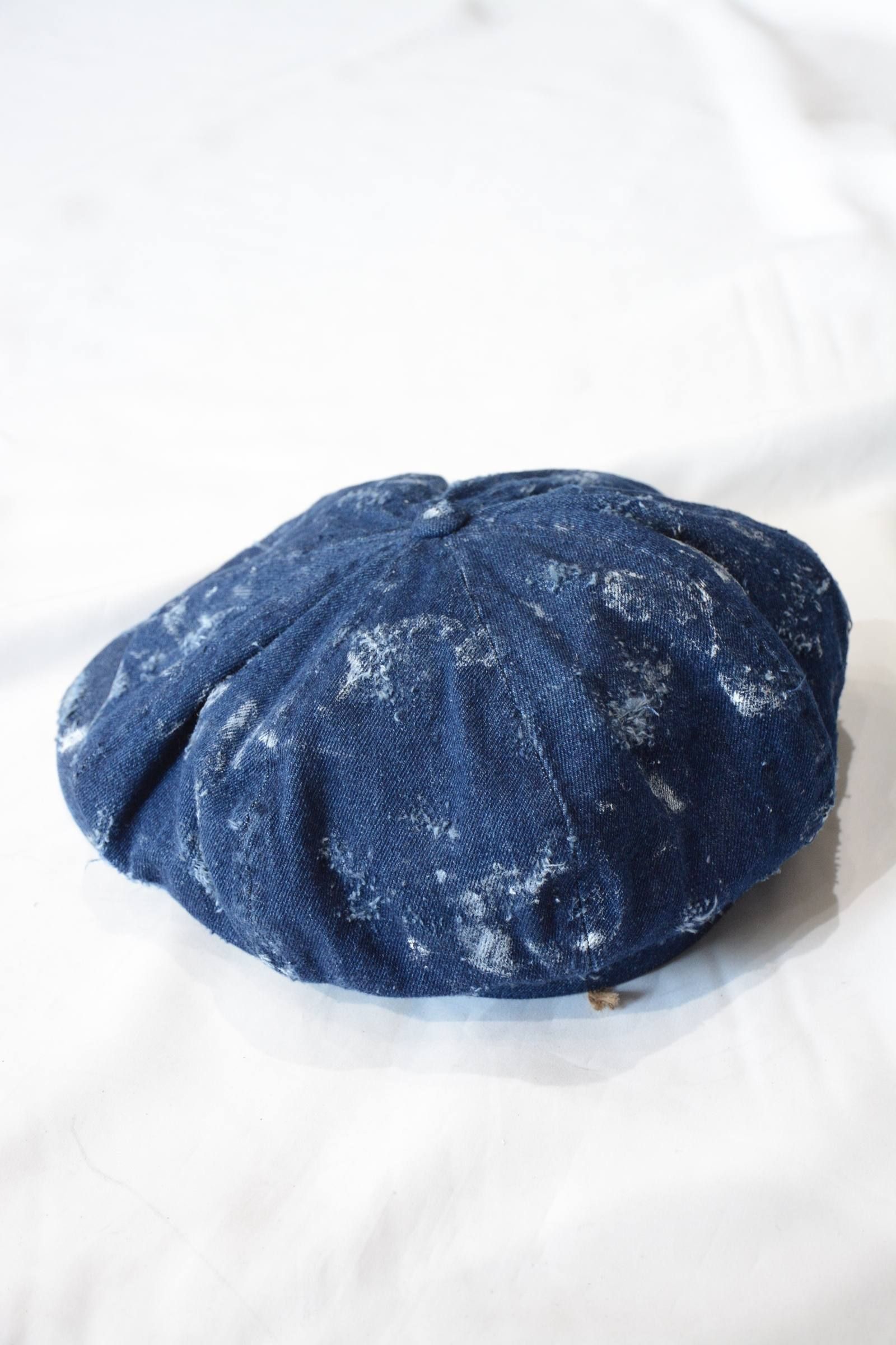 Bio wash vintage denim casquette